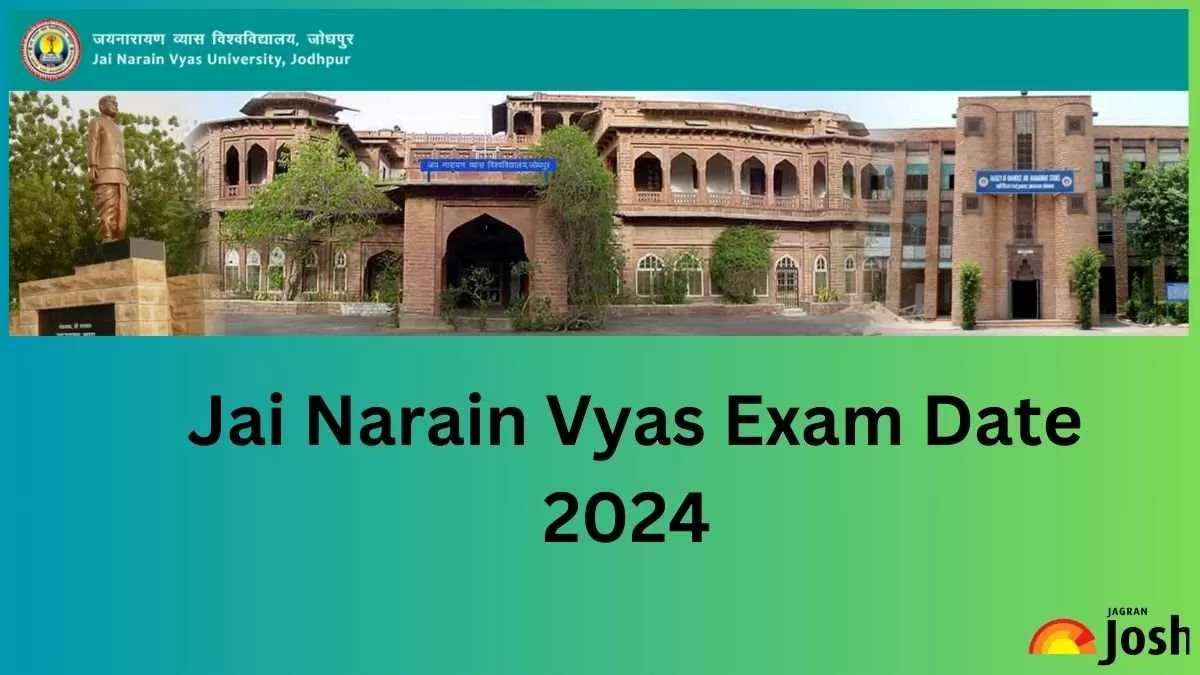 Check JNVU Even Semester Exam Dates 2024 PDF here.