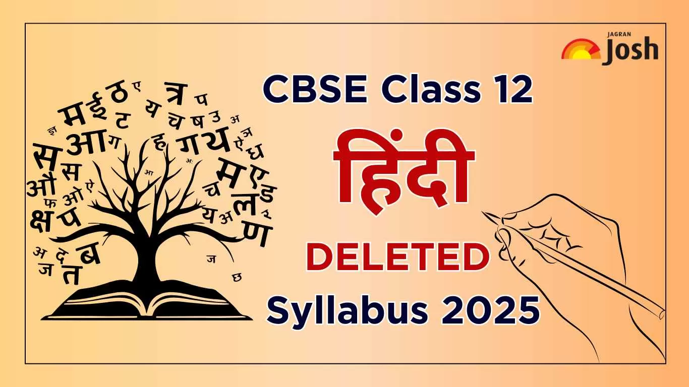 CBSE Class 12 Hindi (Core) Deleted Syllabus 2025