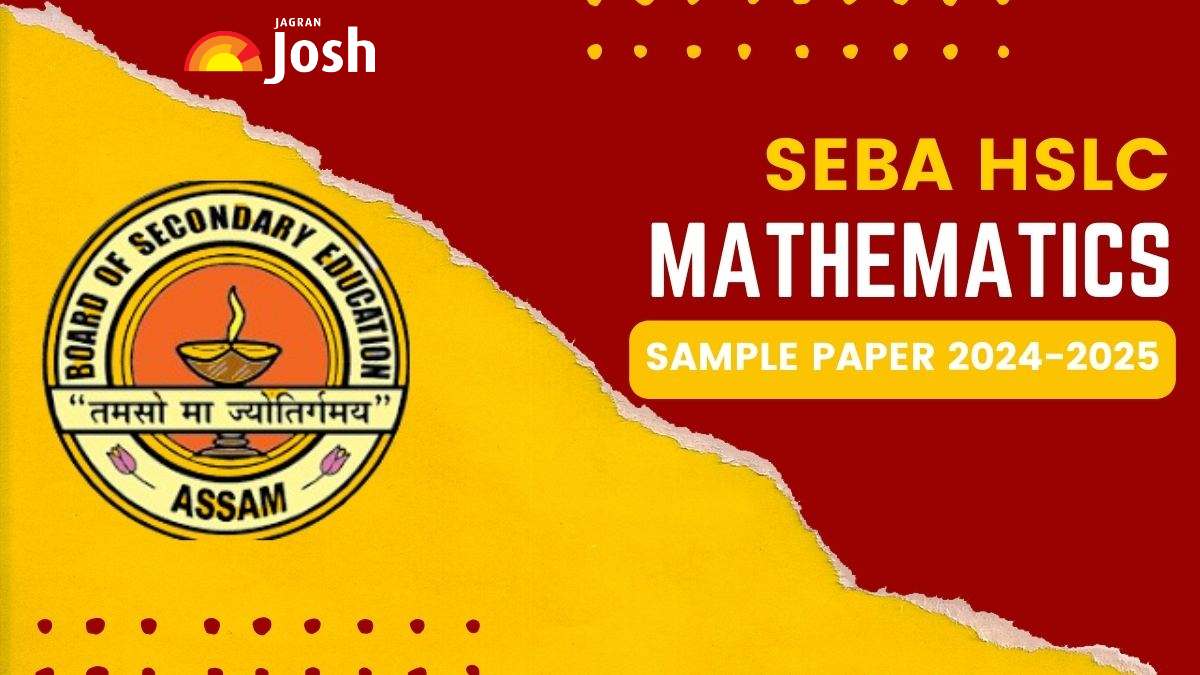 Assam Board SEBA Class 10 Maths Sample Paper 2024-25: Download In PDF!