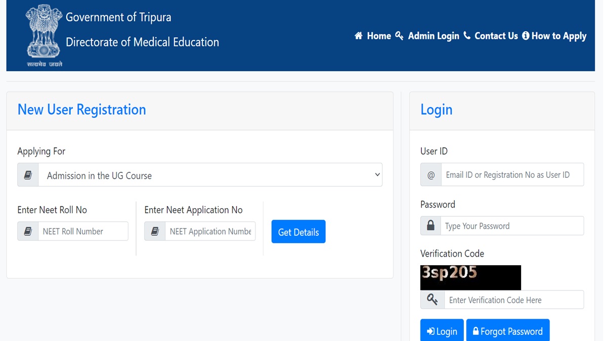 Tripura NEET UG Counselling 2024 Registration