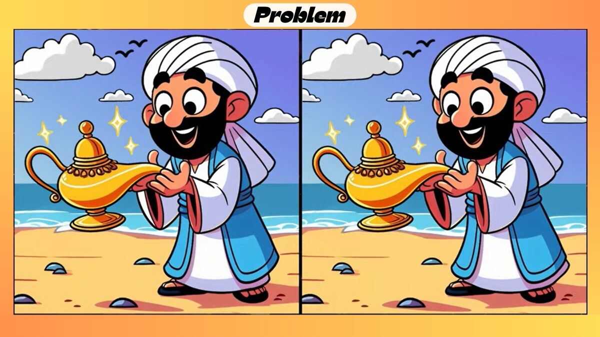 Find 3 Differences in 26 Seconds in This Alladin's Lamp Picture