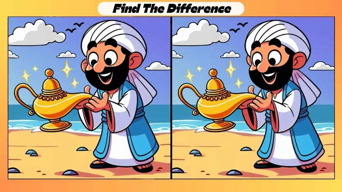 Find 3 Differences in 26 Seconds in This Alladin's Lamp Picture