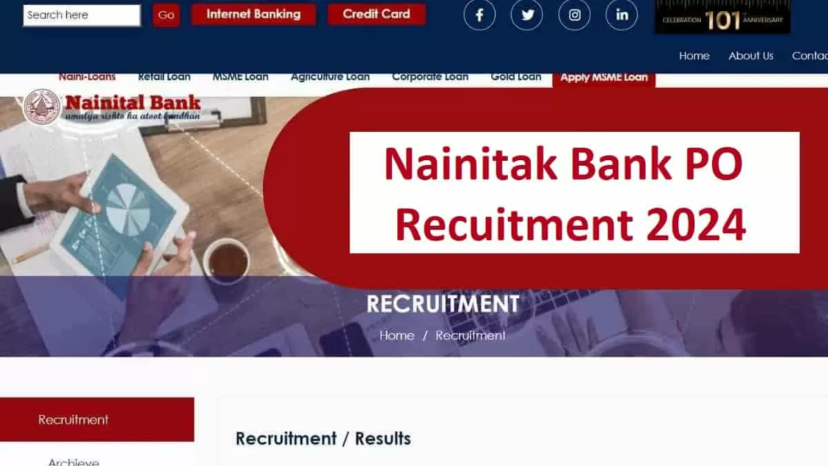 Nainital Bank PO Recruitment 2024
