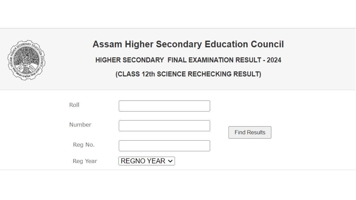 AHSEC Rechecking Result 2024 Out at ahsec.assam.gov.in