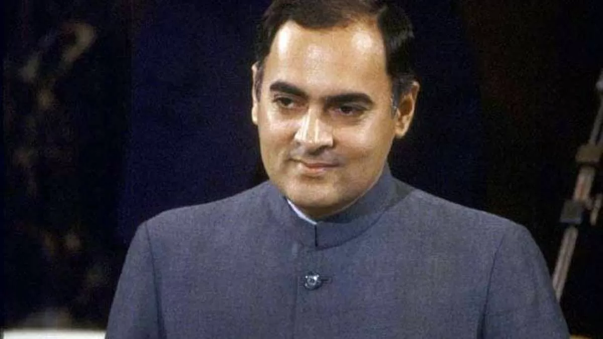 Former Prime Minister Rajiv Gandhi; Image: PTI