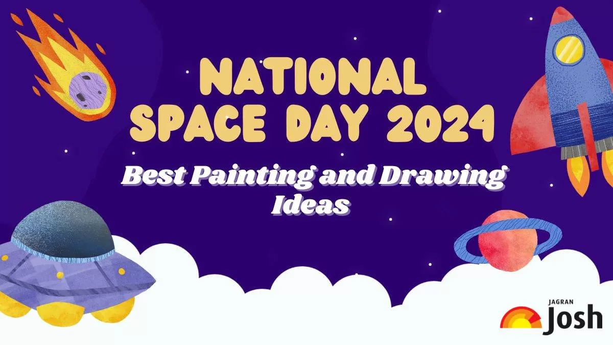 National Space Day Drawing and Painting Ideas for Students