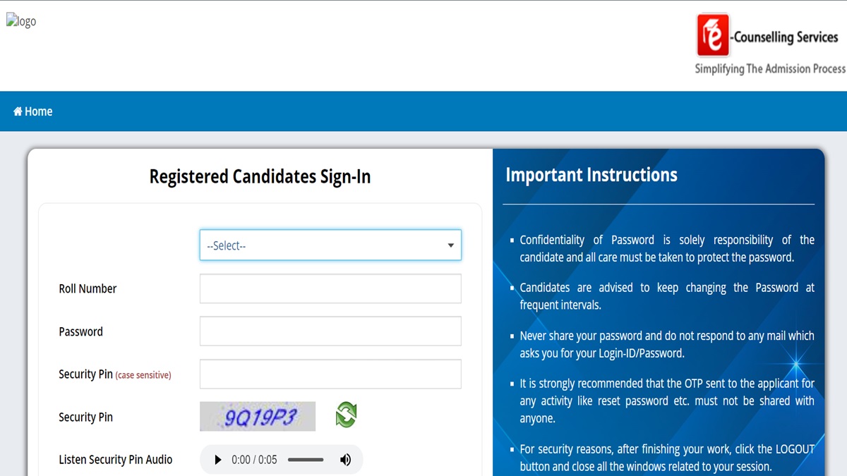 NEET UG Counselling 2024 Round 1 Choice Filling