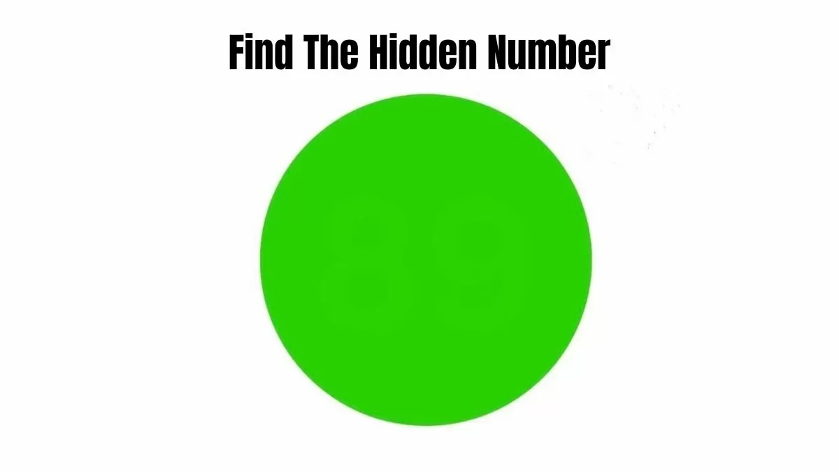 Find the hidden number.