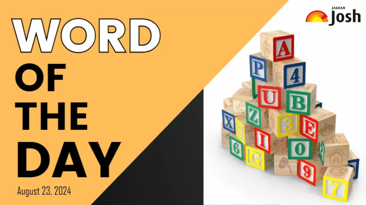 Top Dictionary Words for School Assembly, 23 August, 2024.