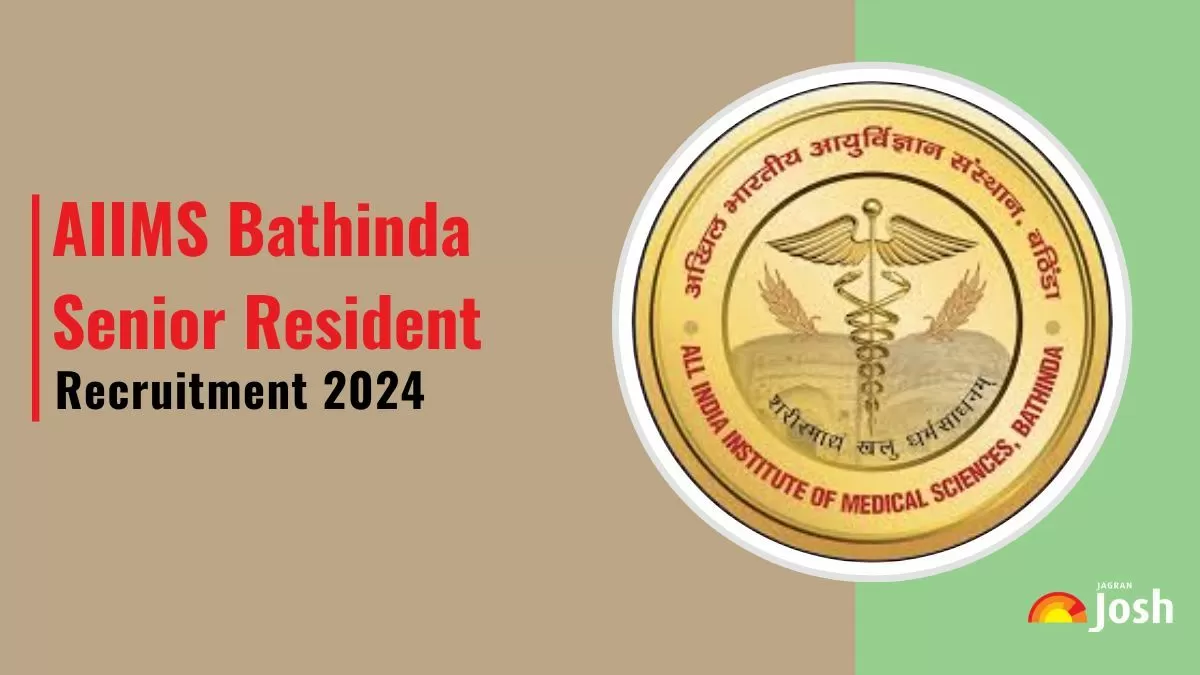 AIIMS Bathinda Senior Resident Recruitment 2024