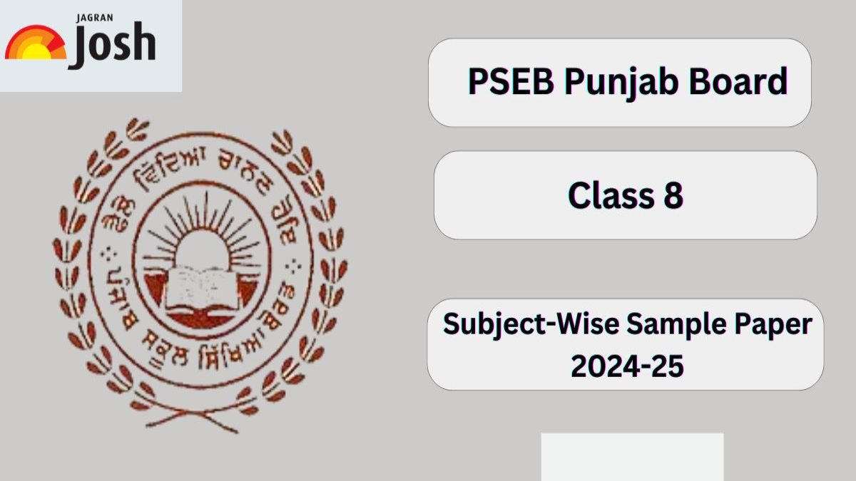 PSEB Sample Exams Class 8 2024-25 PDF: All Subjects