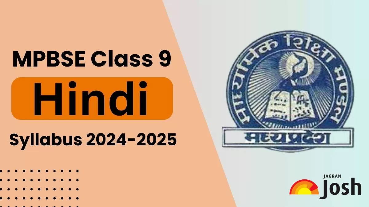 MPBSE Class 9 Hindi Syllabus 2024-2025 with Marking Scheme PDF
