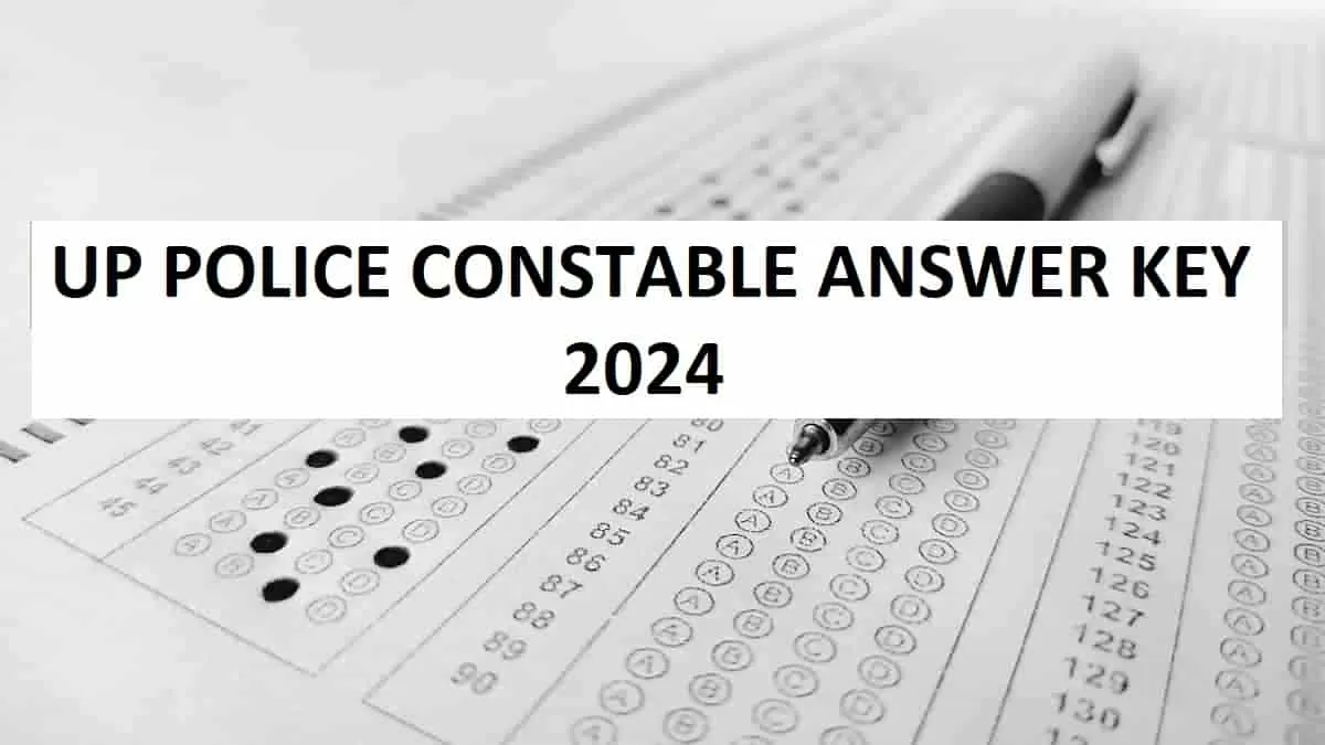 UP Police Answer Key 2024 Download
