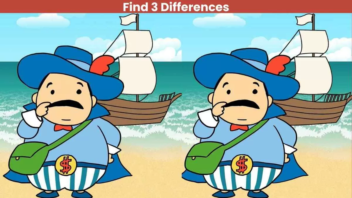 Find 3 differences in 11 seconds
