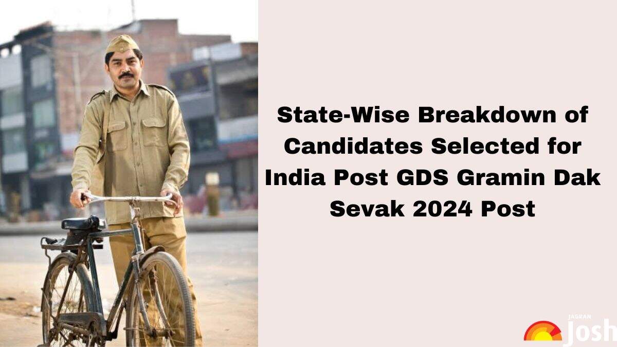 List of State-wise number of candidates selected for the post of Gramin Dak Sevak 2024