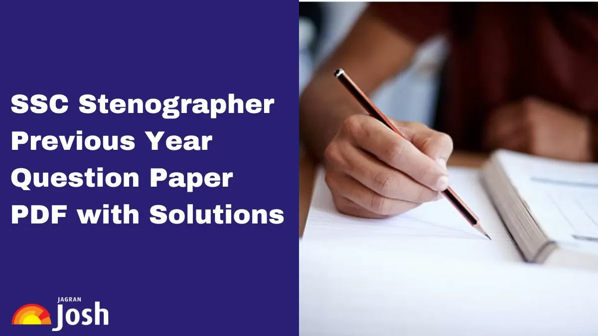Download SSC Stenographer Previous Year Question Paper PDF. 