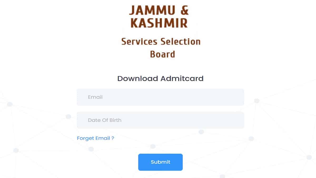 JKSSB Patwari Admit Card 2024 OUT at jkssb.nic.in: Download SSBJK Call Letter