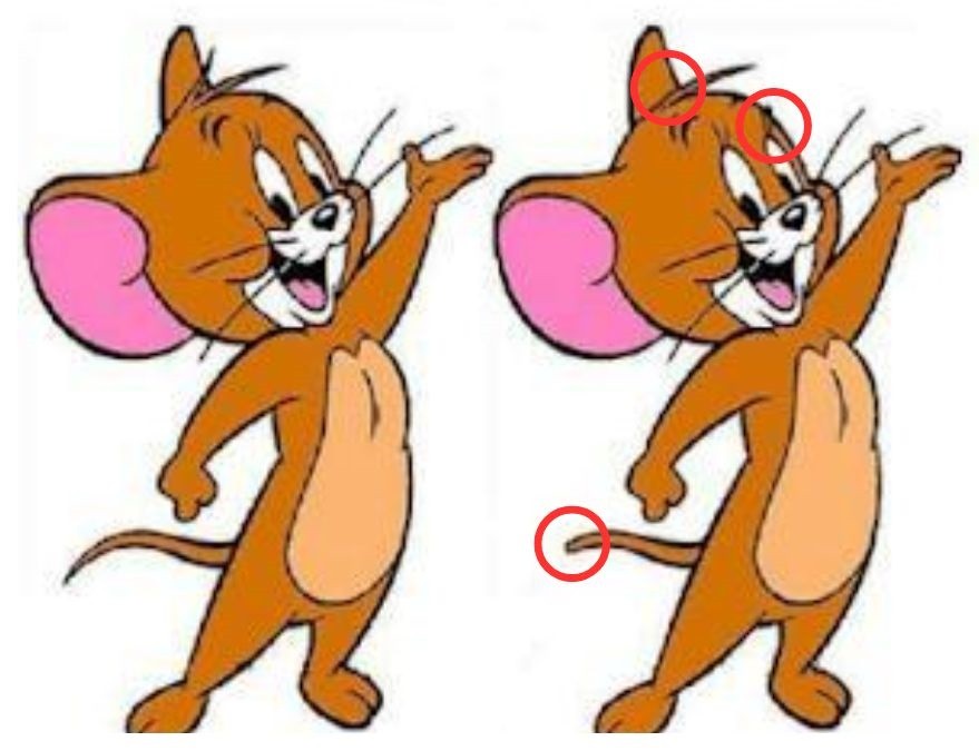 find the differences jerry brain teasers