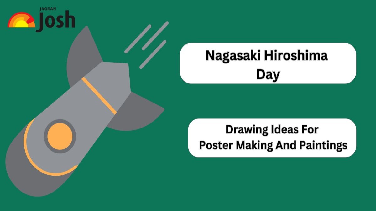 Nagasaki Hiroshima Day Drawing Ideas for Poster Making and Paintings