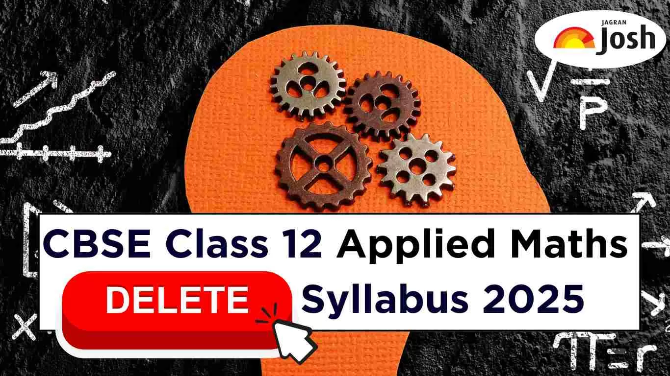 CBSE Class 12 Applied Maths Deleted Syllabus 2025
