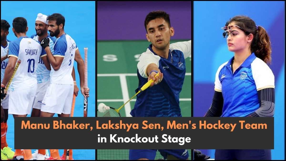Paris Olympics 2024: India's Medal Hopes Alive with Manu Bhaker, Lakshya Sen, Men's Hockey Team in Knockout Stage