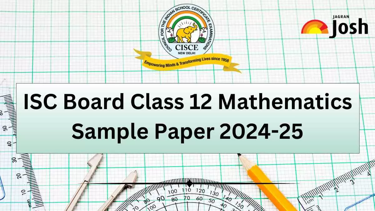 ISC Board Class 12 Mathematics Sample Paper download PDF