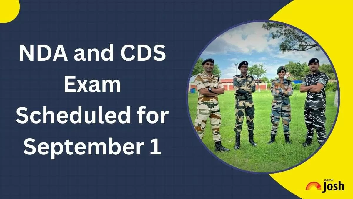 NDA and CDS Exam on September 1