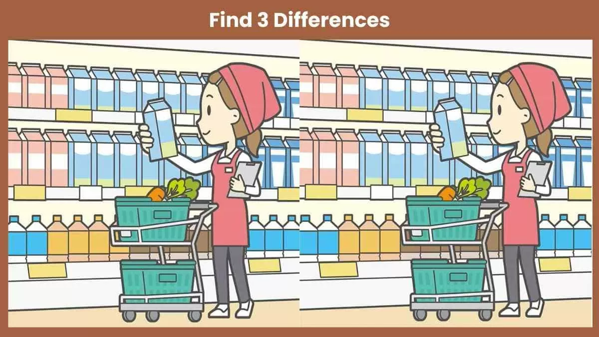 Find 3 differences in 16 seconds