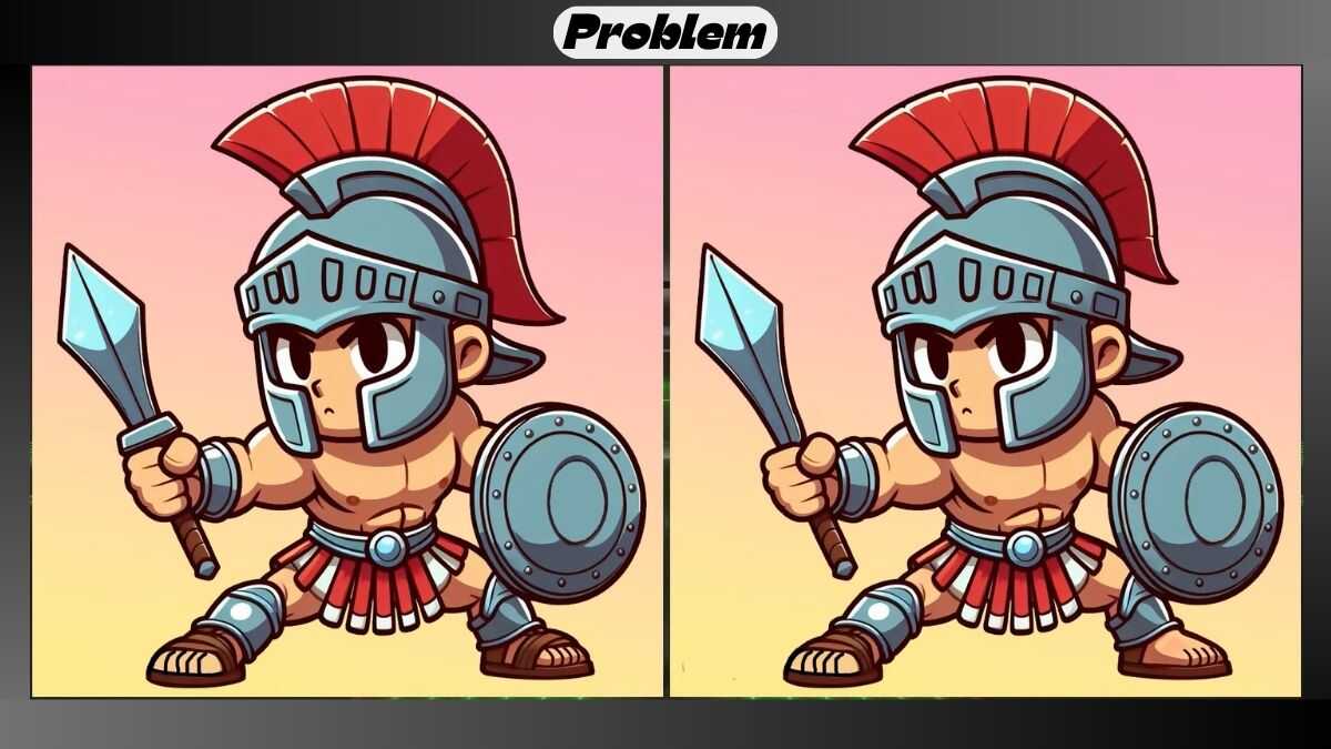 Find 3 Differences in 16 Seconds in This Ancient Warrior Picture