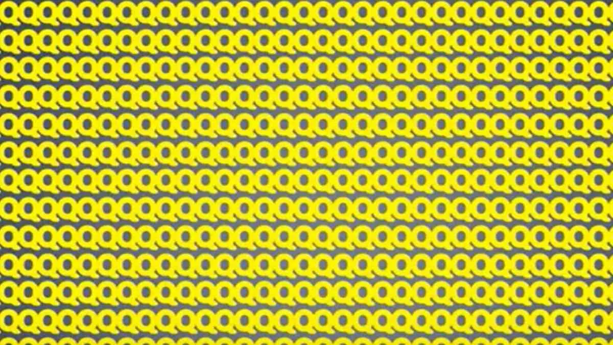 Find One Odd Letter Hidden Among Qs.