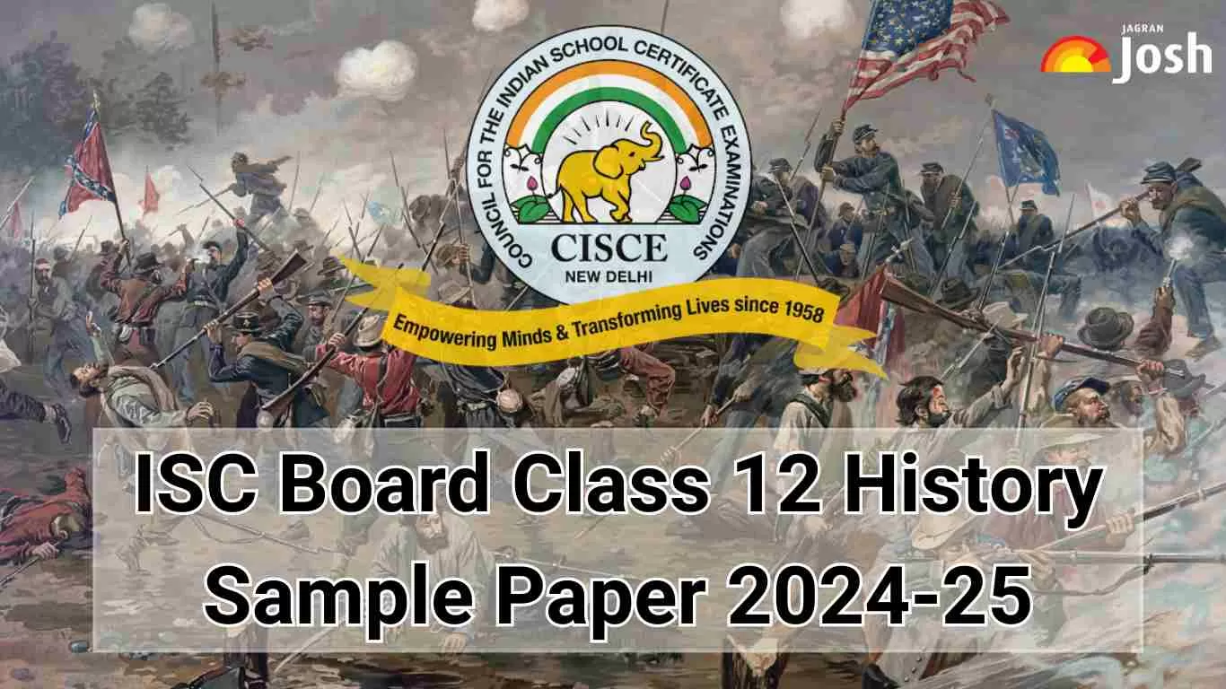 ISC Board Class 12 History Sample Paper download PDF