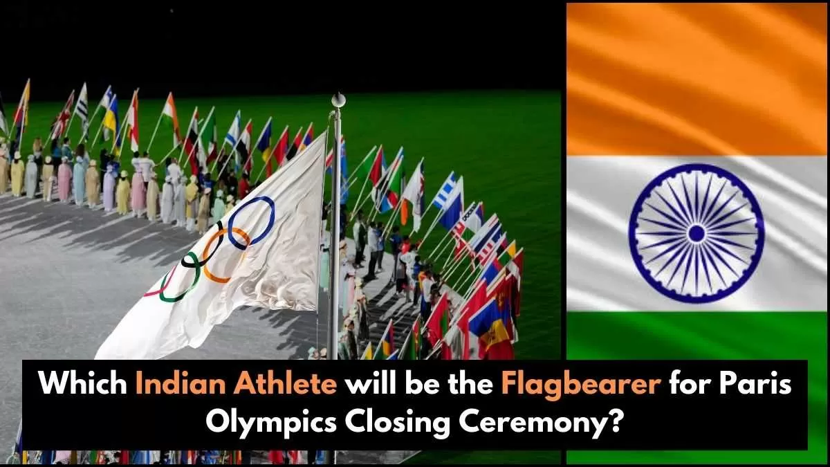 According to a PTI report, India's top shooter Manu Bhaker has been chosen to carry the flag at the closing ceremony of the 2024 Olympics on Sunday. 