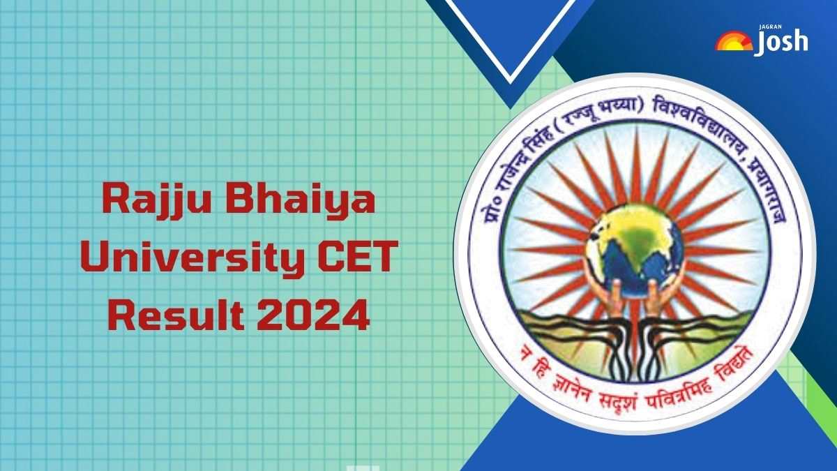 Rajju Bhaiya University CET Result 2024 OUT; Direct Link to Download Common Entrance Exam Scorecard PDF