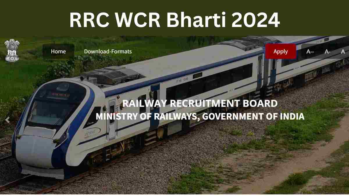 RRC WCR Bharti 2024: पश्चिम मध्य रेलवे में अपेंटिस के 3000+ पदों पर भर्ती के लिए आवेदन शुरू, यहाँ से करें चेक 