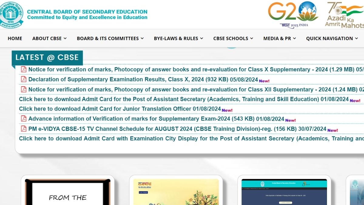 CBSE Revaluation, Verification of Marks, Photocopy of Answer Sheet Schedule Out