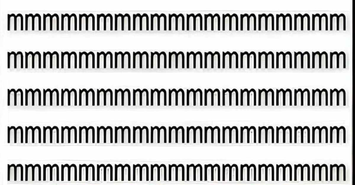 Brain Teaser: Test Your High IQ By Spotting the Different Letter in 11 Seconds 
