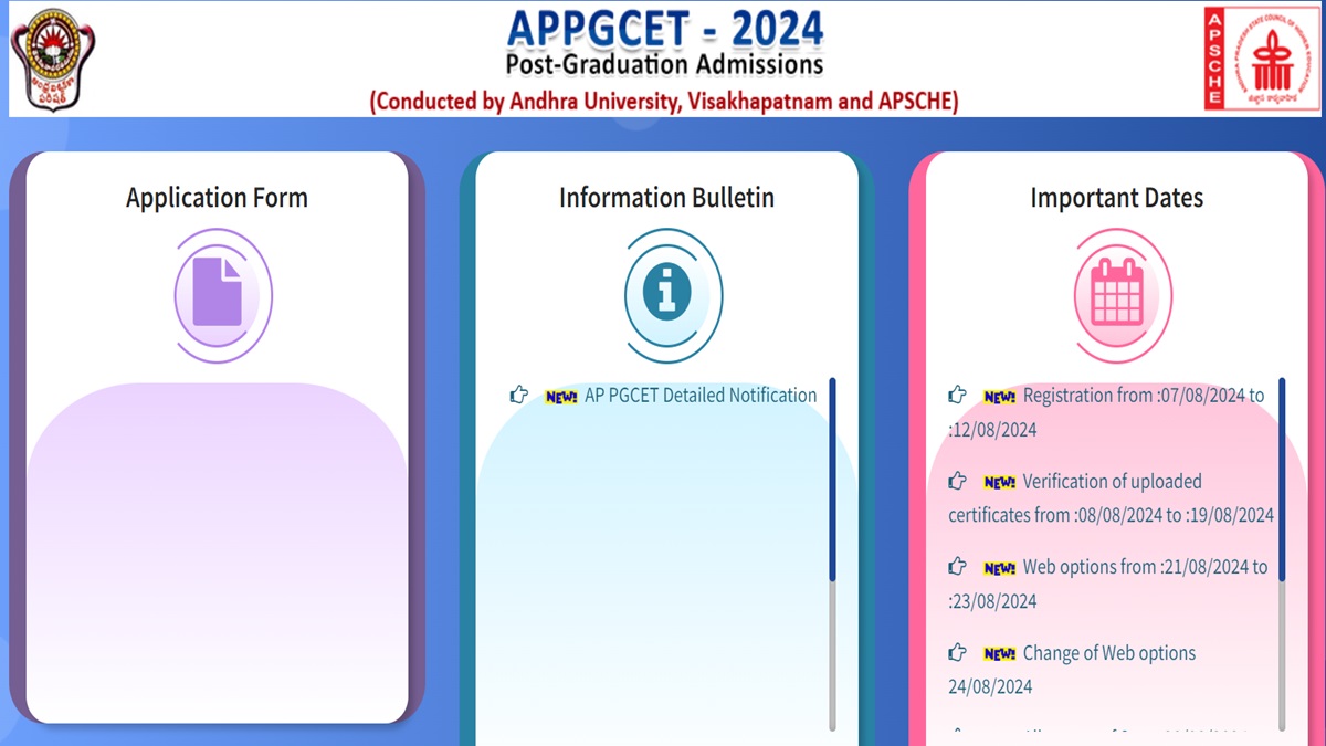 AP PGCET Counselling 2024 Registration