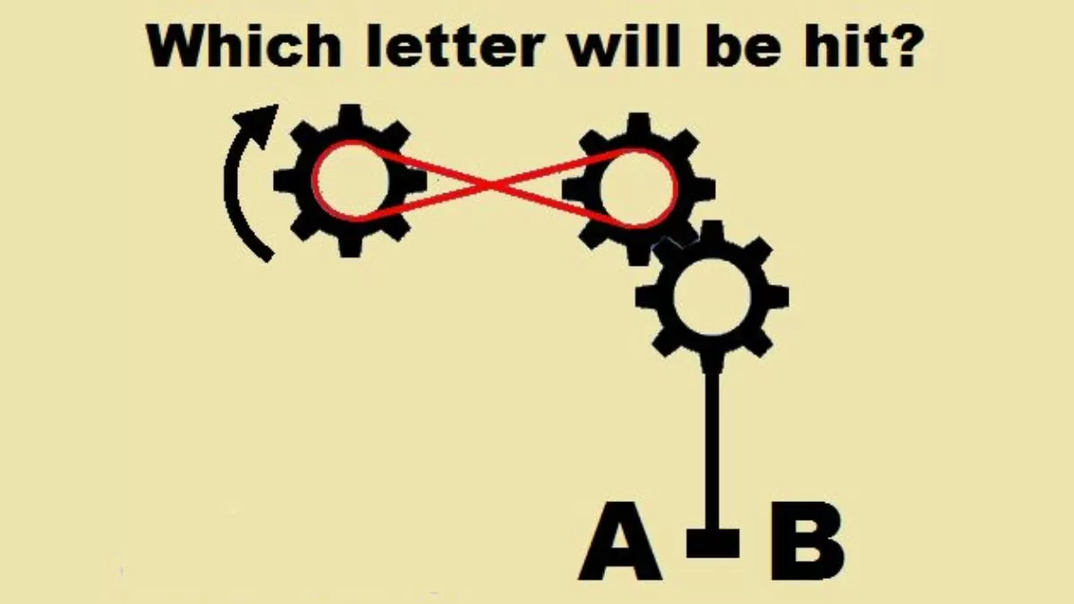 Which letter will be hit first?