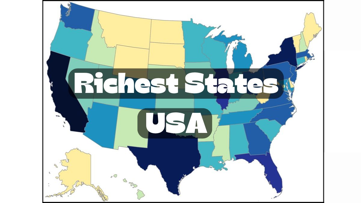 Top 10 Richest States in the US by GDP 2024 Rankings