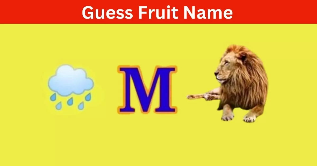Guess the Name of the Fruit Through Emojis