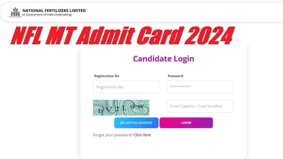 NFL MT Admit Card 2024 Out at nationalfertilizers.com: Download Management Trainee Hall Ticket Link