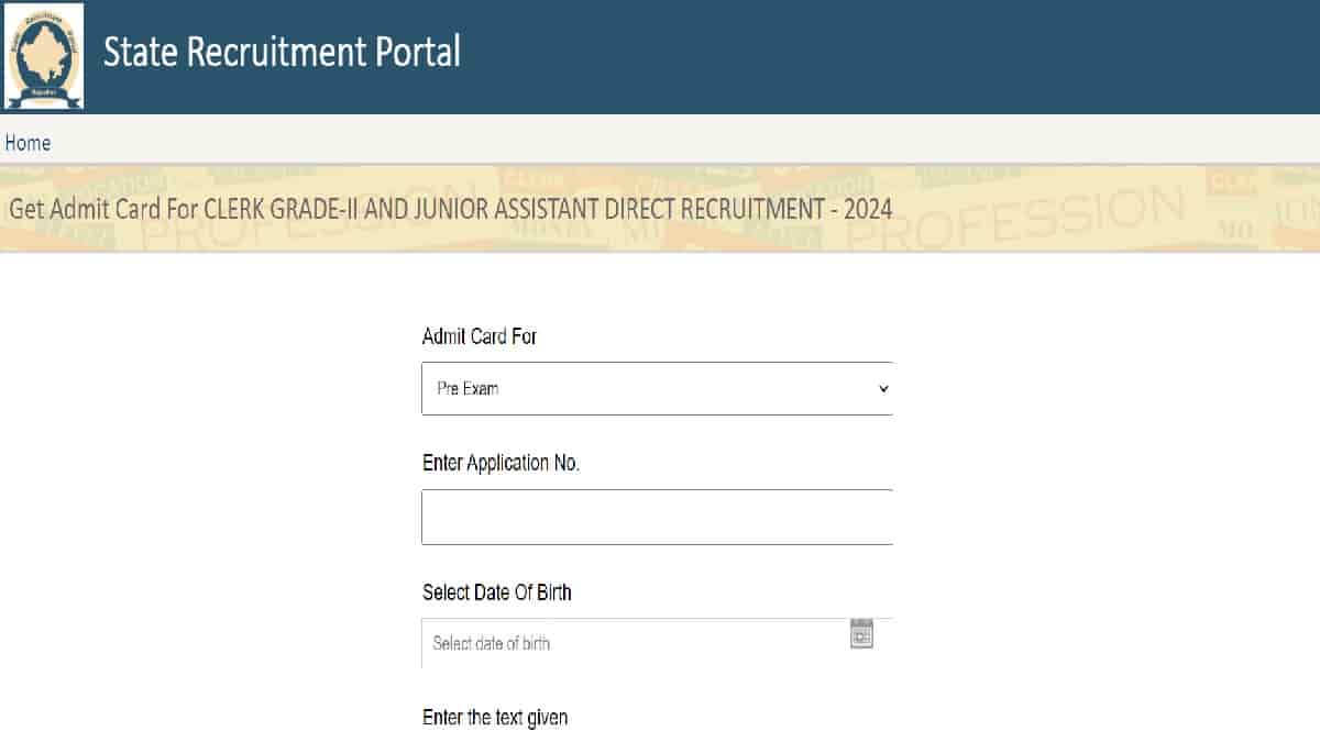 RSMSSB LDC Admit Card 2024 OUT at rsmssb.rajasthan.gov.in: Download JA Call Letter Here