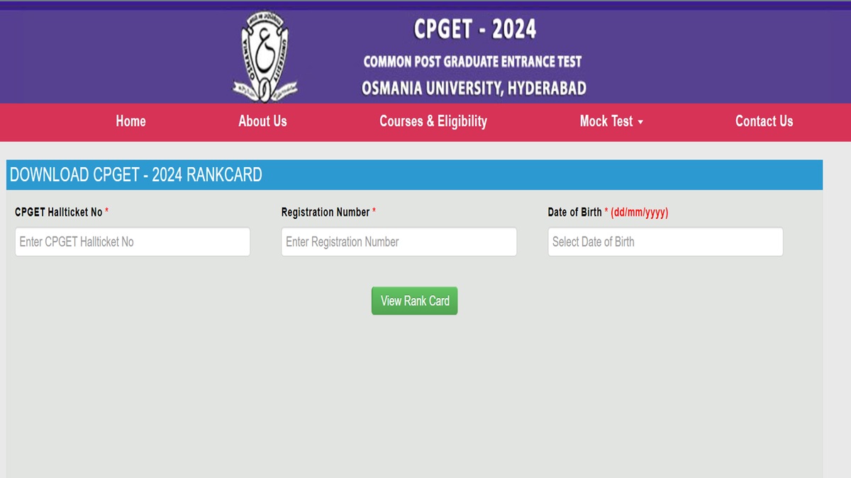 Manabadi TS CPGET Results 2024 available at cpget.tsche.ac.in, direct link here to download rank list in PDF | Education News