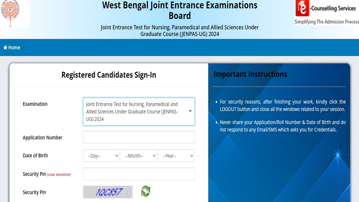 JENPAS UG 2024 Result Announced, Download Scorecard at wbjeeb.nic.in | Education News