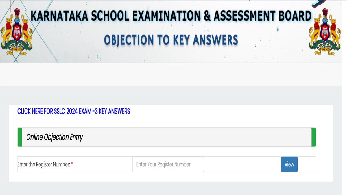 Karnataka SSLC Exam 3 Answer Key 2024 Out, Objection Window Open Till