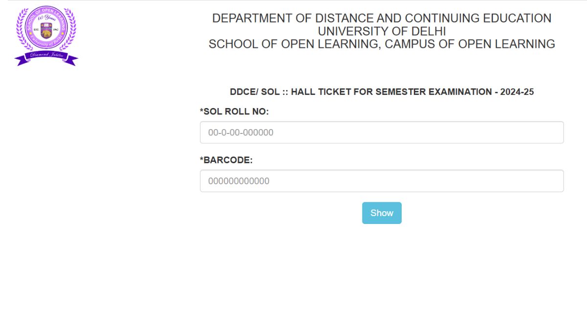 DU SOL Admit Card 2024 OUT: 1st, 3rd और 5th सेमेस्टर परीक्षा के लिए एडमिट कार्ड जारी, ये रहा Direct Link