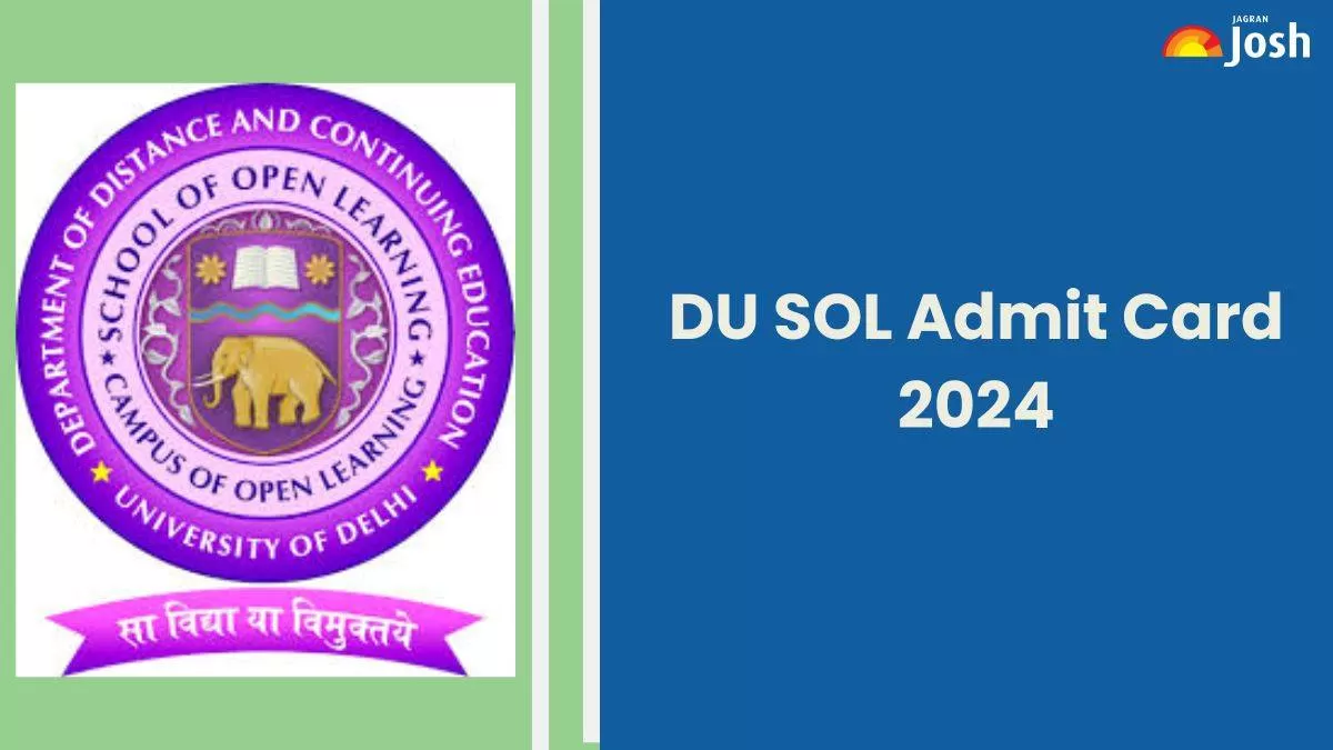 DU SOL Admit Card 2024