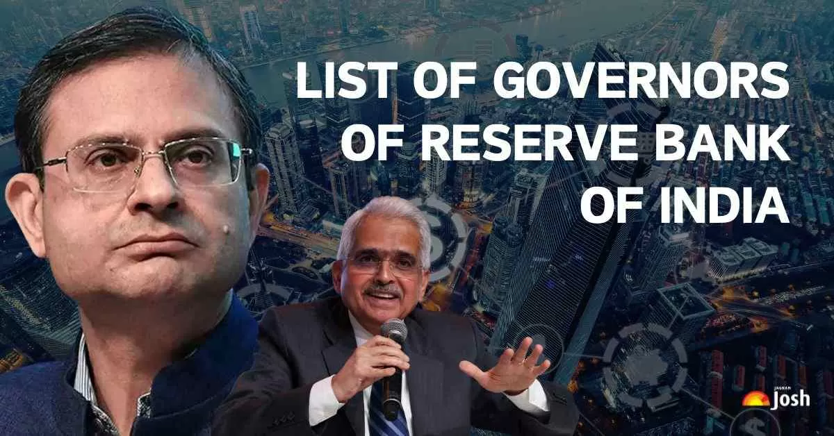 List of Governors of Reserve Bank of India (1935-2024)