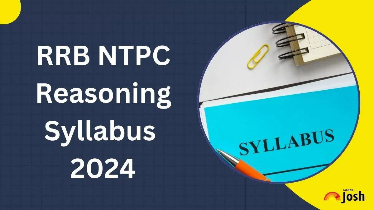 RRB NTPC Reasoning Syllabus 2024