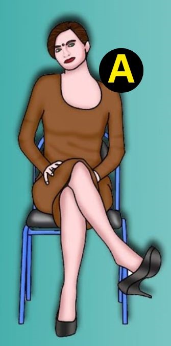 sitting position personality test